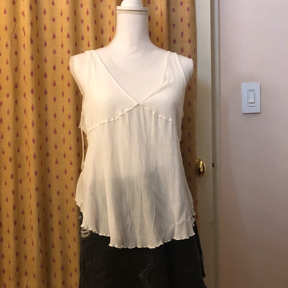 Intimately Free people flowy white tank!